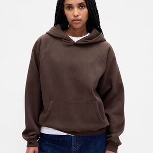 Gap Dark Brown Hoodie Sweatshirt in Size SP